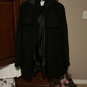 Xl black pea coat